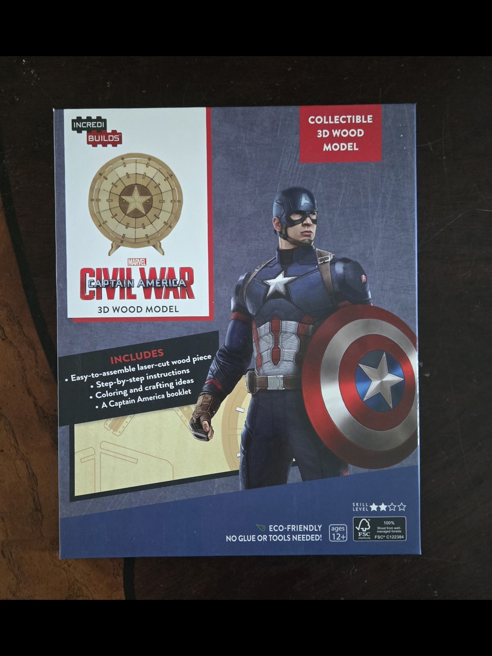 NEW - Marvel Captain America 3D Model (Loot Crate)